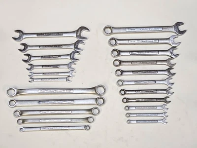Craftsman USA -V-Series Metric Wrenches - Box End, Combination & Open End QTY-22 - Image 1 of 4