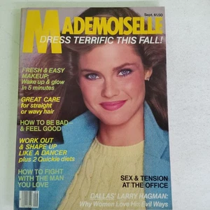 Vtg Mademoiselle Magazine September 1980 Cover Model Carol Alt - Picture 1 of 5