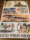 Lot of 5 1962 SEATTLE, Worlds Fair Posters! Original Prints! Rare!