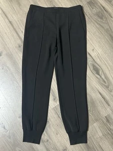 Vince Damen Pin Tuck Jogginghose Taschen Gummizug hinten Pull On in Schwarz Gr. M - Bild 1 von 14