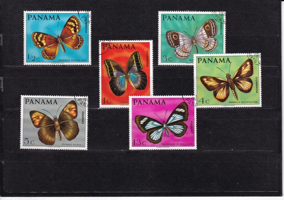SA33j Panama 1968 Butterflies used stamps - Image 1 of 1