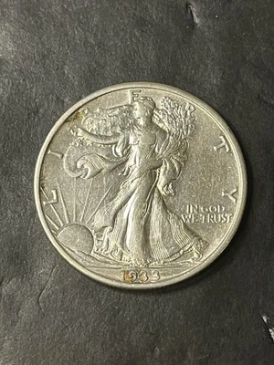 1933 s walking liberty half dollar Au Details  - Image 1 of 2