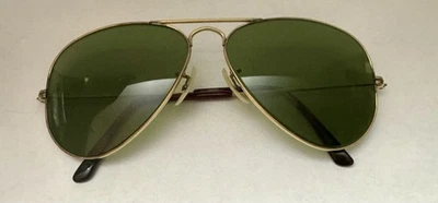 Gafas de aviador Ray-Ban Bausch & Lomb vintage marco de relleno dorado 1/20 10K Foto 1 de 4