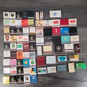 Vintage Matchbooks Boxes Matches Lot of 70+ Restaurants Bars Hotels Advertising - Picture 1 of 13