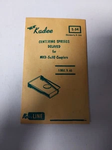 Kadee S-34 HO Scale Centering Springs Delayed for MKD-5&10 Couplers - Picture 1 of 1