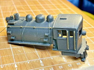 LOCOMOTORA DE VAPOR SHELL ONLY CABINA FORWARD 0-4-0 LIL JOE DE COLECCIÓN HO VARNEY KEMTRON Foto 1 de 4