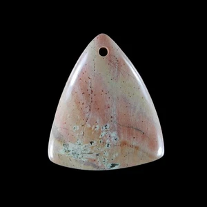Flame Jasper 29x25x5 mm Pendant bead HF317006 - Picture 1 of 4