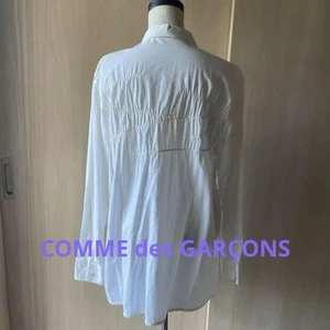 UŻYWANA BLUZKA KOSZULOWA COMME DES GARCONS RUCHED DOBRA M-8E59 - Zdjęcie 1 z 15