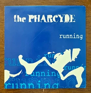 The Pharcyde - Running (1995) 7" Single Blue Transparent Vinyl - Original EX - Imagen 1 de 4