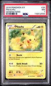 PSA 7 PIKACHU 26/83 GENERACIONES REGULAR - Imagen 1 de 2