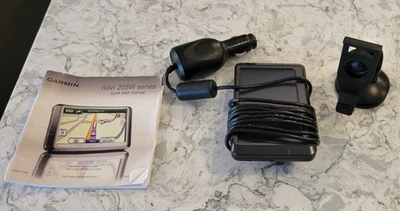 Garmin Nuvi 255W GPS 205W Series U.S. CANADA MEXICO & WEST EUROPE MAPS Tested - Image 1 of 4