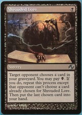 Shrouded Lore FOIL Planar Chaos NM Black Uncommon MTG CARD (ID# 224031) ABUGames