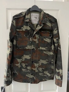 Zadig & Voltaire Military Jacket Utility Camo Camouflage Size Medium M - Picture 1 of 12