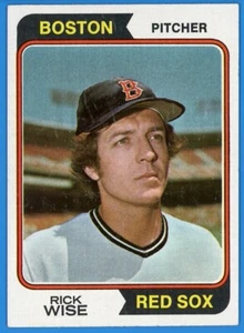 1974 Topps Baseball #84 Rick Wise quasi nuovo - Foto 1 di 2