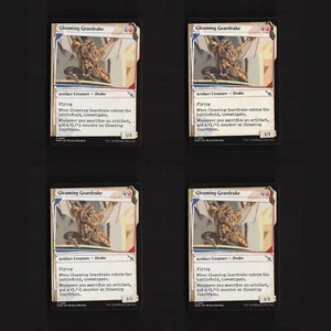 Gleaming Geardrake 361 x4 PLAYSET Murders at Karlov Manor Showcase MTG Card - Picture 1 of 6