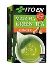 ItoEn Autentyczna matcha w stylu japońskim Zielona herbata Imbir 20 torebka Best2023 Parzenie ciepłe