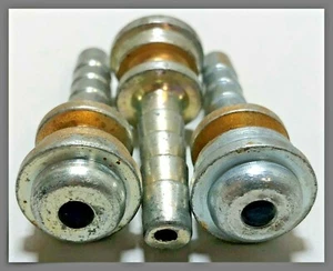 GBA Dixon 1/4" giunto a terra accoppiamento solo stelo acciaio placcato lotto di 3 - Foto 1 di 7