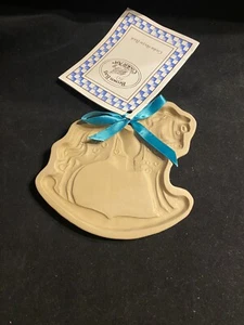 Vintage Brown Bag Cookie Art Rocking Horse Mold 1984 New with Recipe Book - Picture 1 of 1