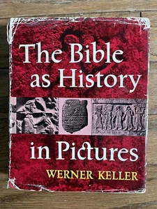 The Bible as History in Pictures Hardback Book Dust Jacket Werner Keller 1964 - Picture 1 of 5