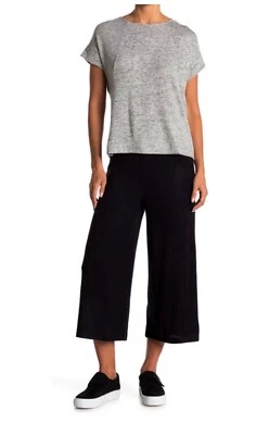 Women Wide Leg Crop Pants Yoga Capris Crop Leggings Pants Casual Crop Pants - Image 1 of 4