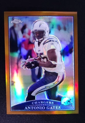 2009 Topps Chrome Copper Refractor /649 Antonio Gates #TC43 Chargers - Image 1 of 2