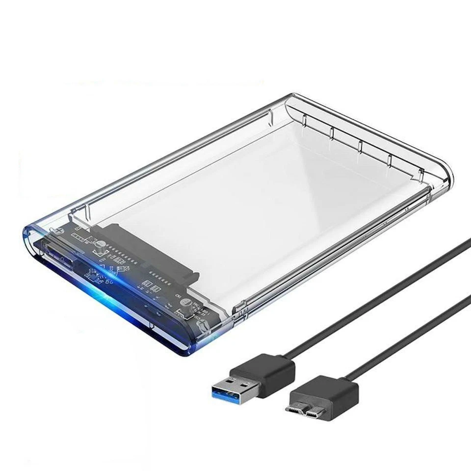 ORICO 2.5 Inch External Hard Drive Enclosure USB 3.0 Transparent Case SATA