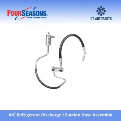 92-93 Ford E-150 Econoline Club Wagon conjunto de mangueira de linha de descarga/sucção 4 estações - Imagem 1 de 4