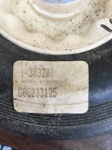 Lot of 2* 1-303201 Genuine Exmark Steel Wheel Assembly - Picture 1 of 4