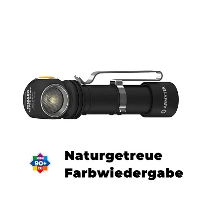 Armytek Wizard C2 Pro Nichia Taschenlampe Stirnlampe High CRI Neutralweiss 4500K