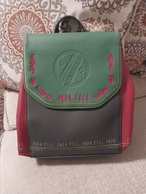 Mini Mochila Star Wars Boba Fett Bounty Hunter Danielle Nicole Verde y Rojo Nueva con Etiquetas Foto 1 de 4