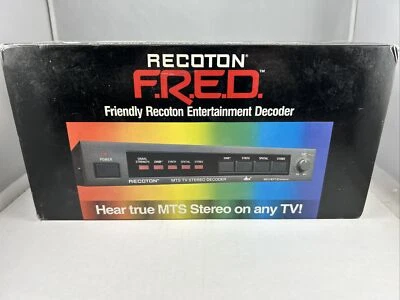 Decodificador de entretenimiento Recoton F.R.E.D de colección nuevo stock antiguo ¡RARO!!! Foto 1 de 4