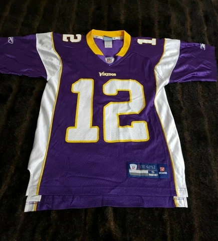 Percy Harvin Reebok On Field Mens Small Short Sleeves Purple Minnesota Vikings Cover