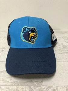 Kalamazoo Growlers Hat Baseball Trucker Minor League Adjustable Cap Blue SGA - Picture 1 of 6
