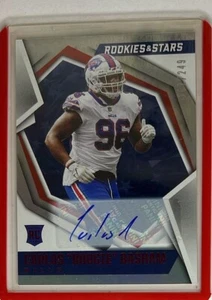 2021 Rookies & Stars - #193 Carlos Basham Jr. Rookie Auto #’d /249 (AU,Rc) - Foto 1 di 2