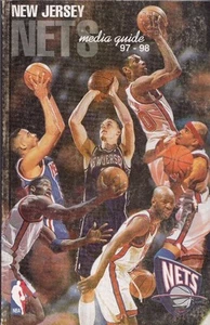 1997-98 New Jersey Nets Rivista Ufficiale NBA Basket Vintage Media Guide - Foto 1 di 1
