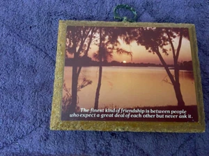 PAULA'S IMPRESSIONS THE FINEST KIND OF RELATIONSHIP IS BETWEEN PEOPLE 5 X 4 NEW - Picture 1 of 2