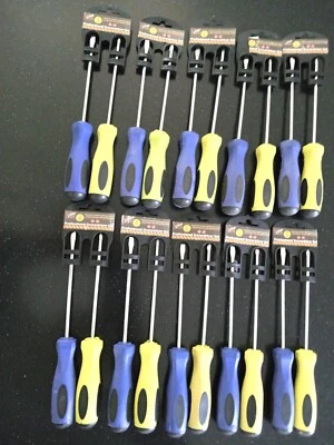Lot 0f 10 NEW Screwdriver Sets, 2pc, 1 Phillips 1 Slotted, 20 screwdrivers total - Image 1 of 4