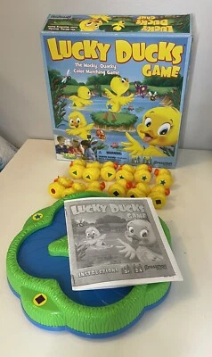 Lucky Ducks, Memory and Matching Game that Moves Pressman 100% Complete - Image 1 of 4