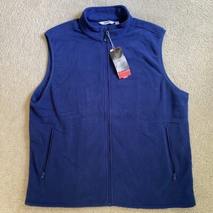 33,000ft Men's Fleece Vest, Lightweight Warm Zip Up Polar Vests Outerwear NWT - Picture 1 of 7