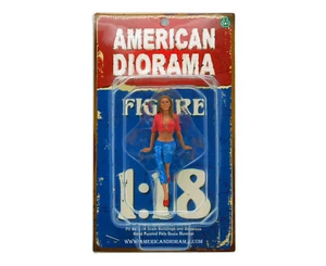 WENDY HANGING OUT AMERICAN DIORAMA 1:18 Scale FEMALE LADY 4" Figure - Picture 1 of 1