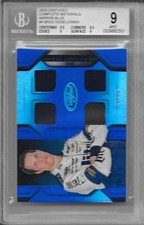 2016 CERTIFIED COMPLETE MATERIALS MIRROR BLUE #4 BRAD KESELOWSKI 34/50 BGS 9