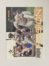 2000 SkyBox Metal Fusion Craig Biggio Jeff Bagwell #9 Houston Astros 