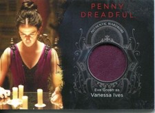 Penny Dreadful Season 1 Wardrobe Card W15 Vanessa Ives (Burgundy Variant)