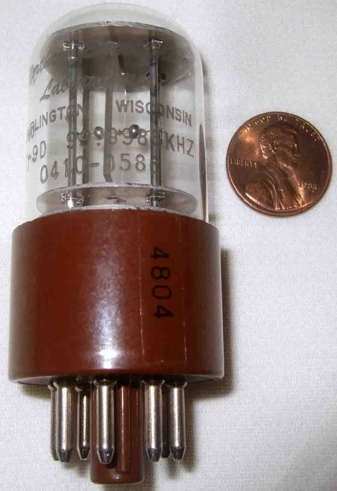 HP Agilent 0410-0586 T-9D 99.9985 Khz Standard Crystal (a) - Image 1 of 1