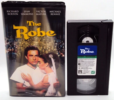 THE ROBE VHS 1953 Richard Burton Jean Simmons Bible Epic Close Captioned CC OOP - Image 1 of 3