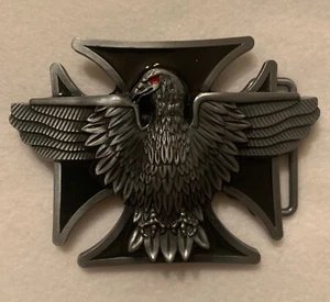 Boucle de ceinture / Ceinturon / Croix de Fer / Drapeau / Sudiste / Drapeau - Photo 1/1