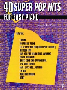 40 Super Pop Hits for Easy Piano, F3969 - Picture 1 of 1