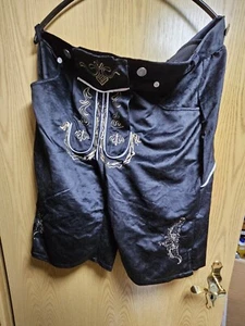 Trachten Hose Kurz Ideal Für Fasching Karneval Fasnet Kein Leder Gr XL  - Bild 1 von 8