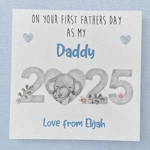 Tarjeta del primer día del padre como mi papá abuelo papá a mi papá personalizada - Imagen 1 de 5