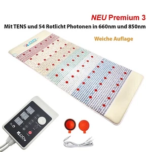 Kristallmatte Premium 3, 54 Rotlicht Photonen 660nm+850nm, weicher Auflage, TENS - Bild 1 von 24